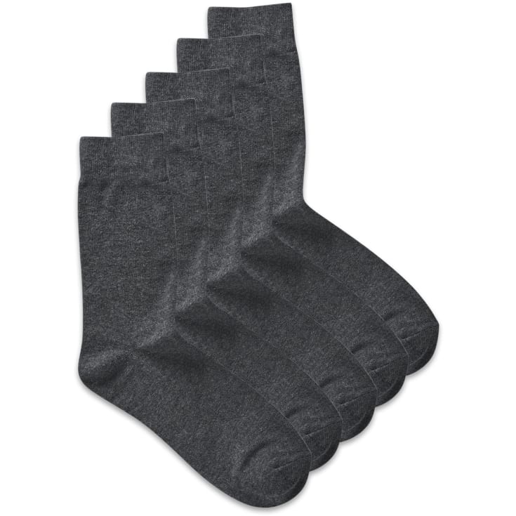 Jack & Jones JACJENS 5-pak strømper, Dark Grey Melange, ONESIZE