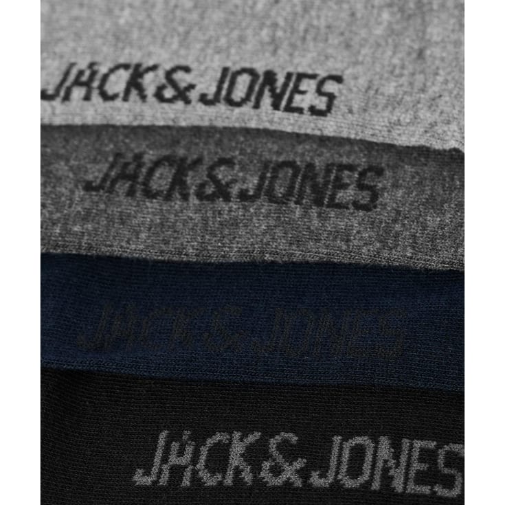 Jack & Jones JACJENS 10-pak strømper, Sort/Grå, ONESIZE