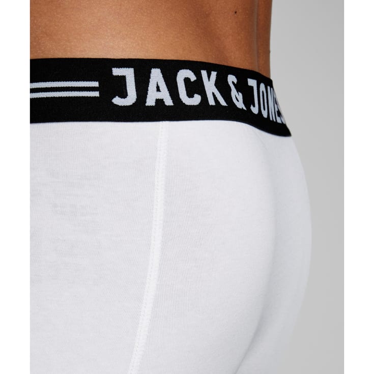 Jack & Jones Sense 3-pak boxershorts, Hvid, S