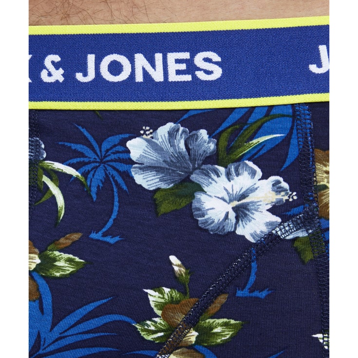 Jack & Jones JACFLOWER 3-pak boxershorts, Flerfarvet, M