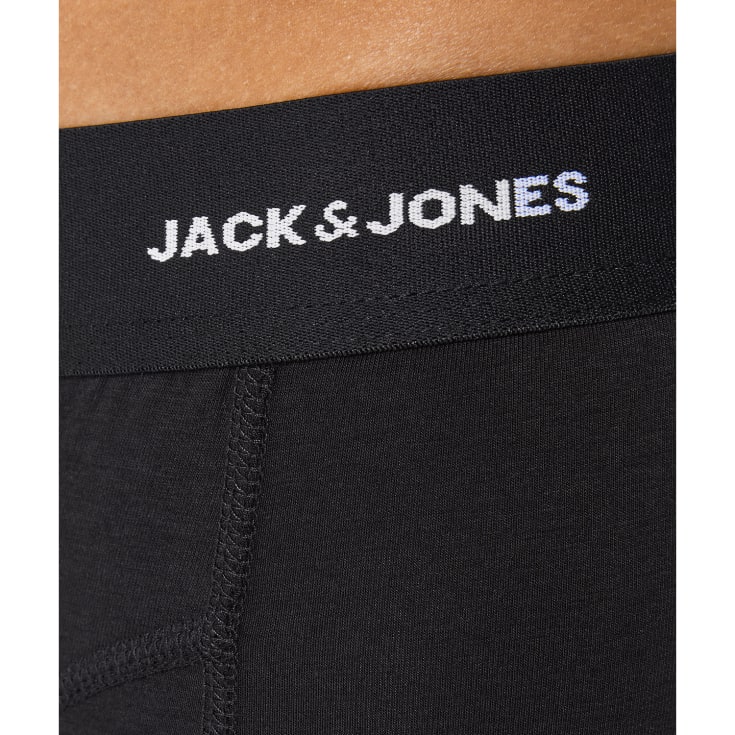 Jack & Jones JACBASIC 3-pak bambus boxershorts, Sort, L