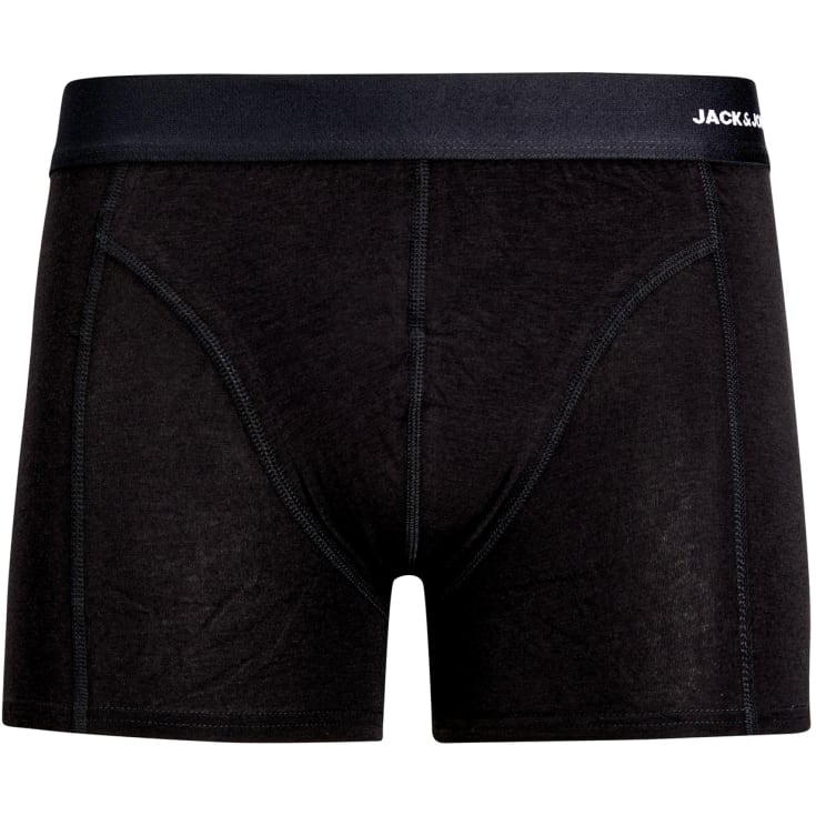Jack & Jones JACBASIC 3-pak bambus boxershorts, Sort, L