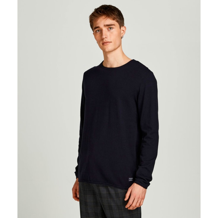 Jack & Jones JJEHILL Striktrøje, Sort, L