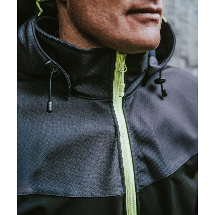 Helly Hansen Oxford softshelljacka, svart/mörkgrå, st 4XL