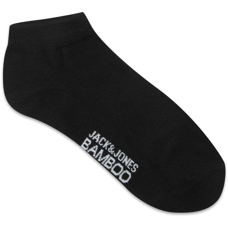 Jack & Jones JABASIC 5-pak bambus ankelstrømper, Sort, ONESIZE