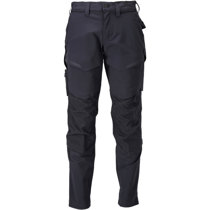 Mascot Customized arbeidsbukser med stretch, marineblå, str. 82C48