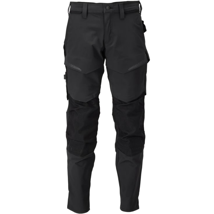 Mascot Customized arbejdsbukser med stretch, sort, str. 82C66