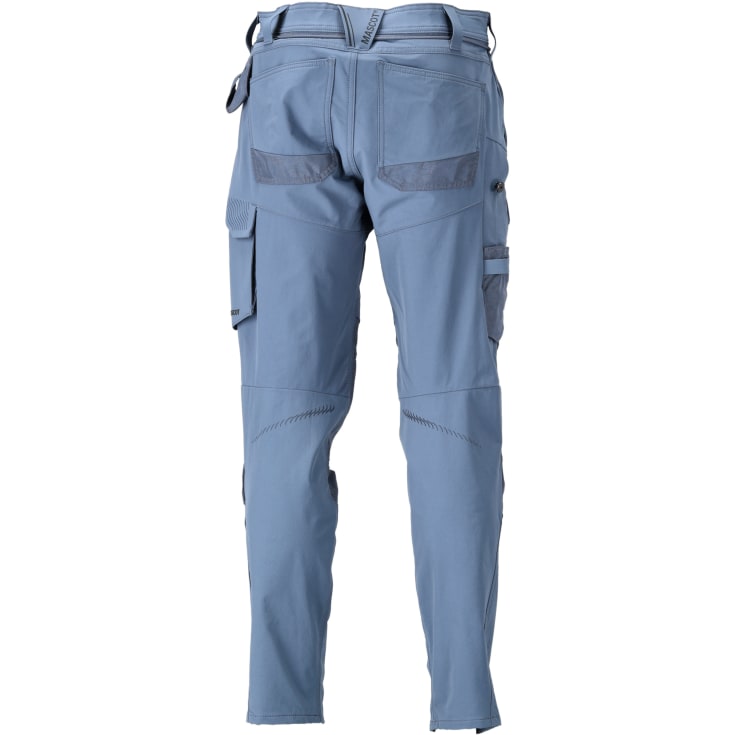 Mascot Customized arbejdsbukser med stretch, blÄ, str. 76C58