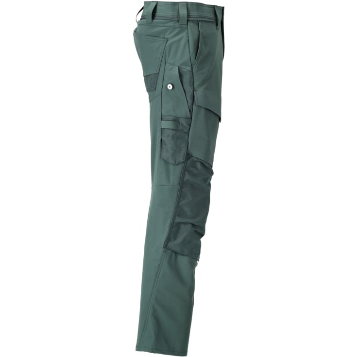 Mascot Customized arbeidsbukser med stretch, mørkegrønn, str. 82C56