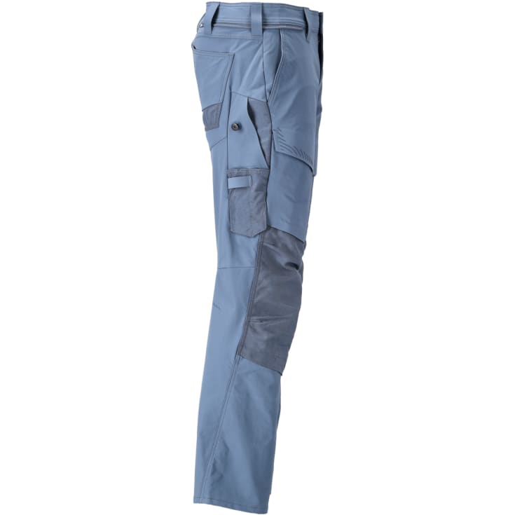 Mascot Customized arbejdsbukser med stretch, blÄ, str. 76C58