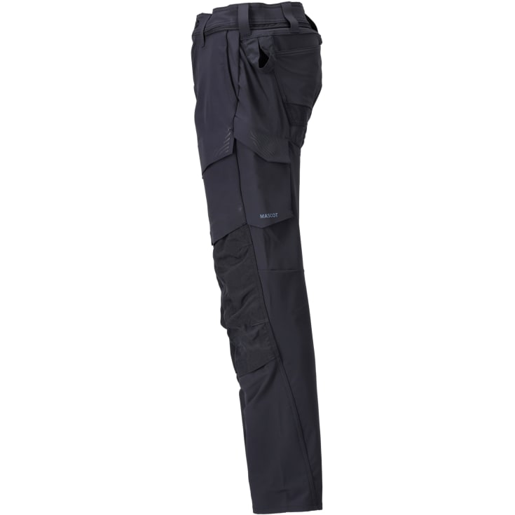 Mascot Customized arbetsbyxor med stretch, marinblÄ, st 76C51