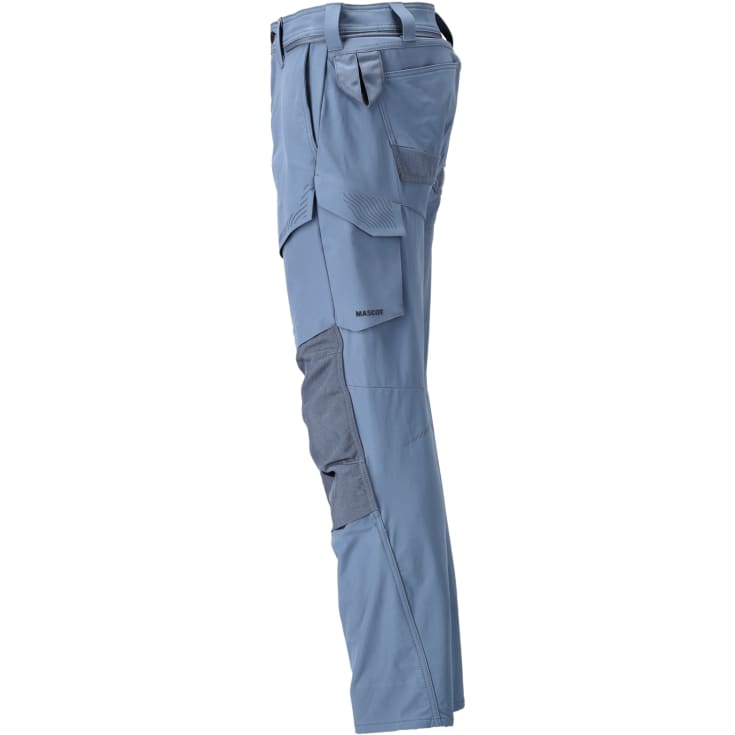 Mascot Customized arbejdsbukser med stretch, blÄ, str. 76C58