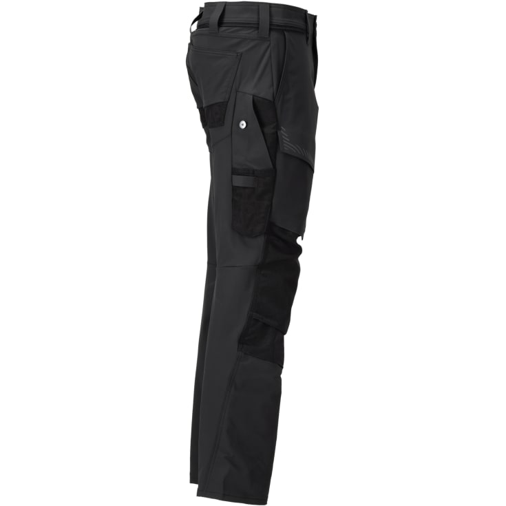 Mascot Customized arbejdsbukser med stretch, sort, str. 82C66