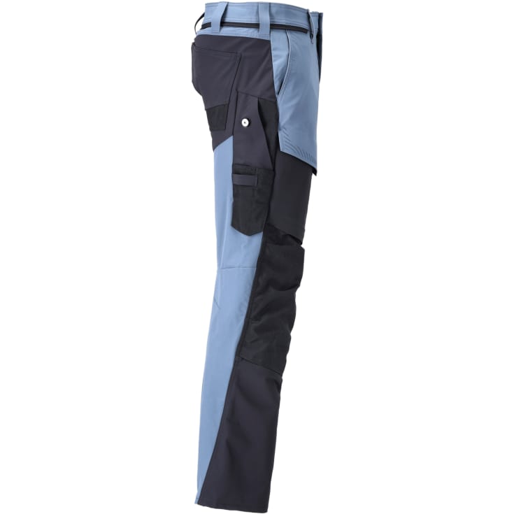Mascot Customized arbejdsbukser med stretch, blÄ/marineblÄ, str. 82C49