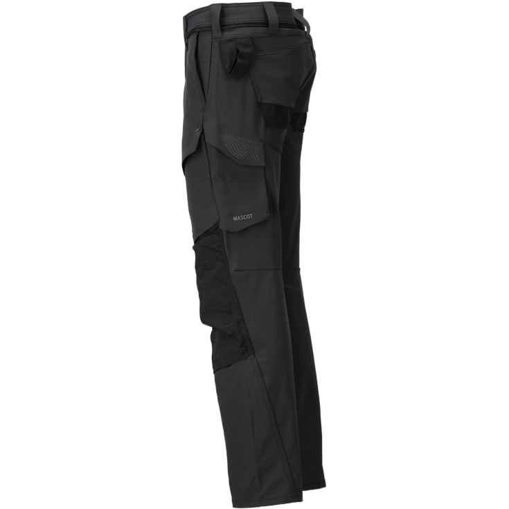 Mascot Customized arbejdsbukser med stretch, sort, str. 82C66