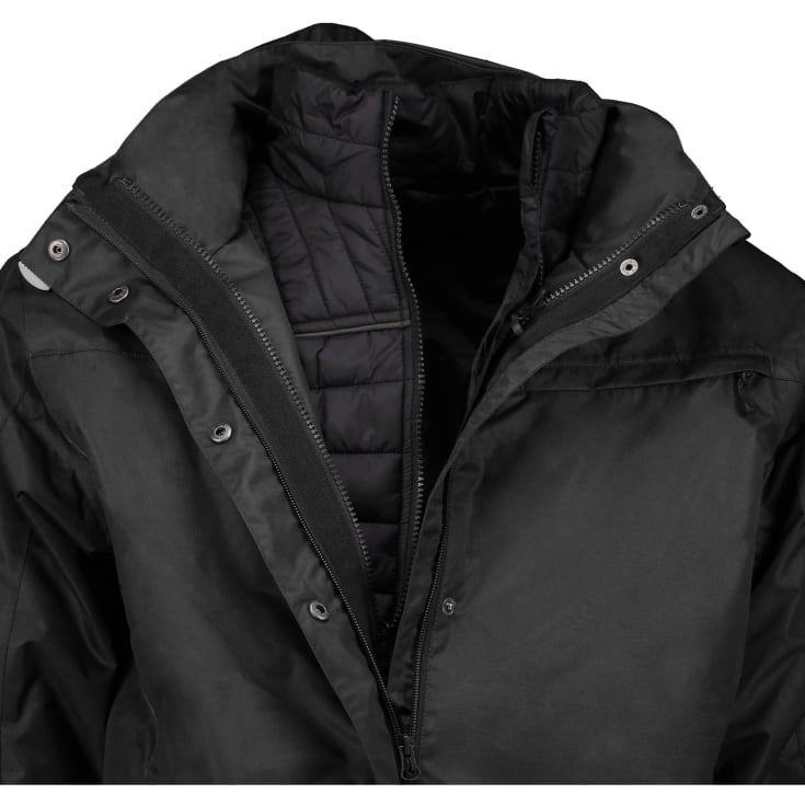 Pitch Stone Active-Pro Zip-in regnjakke, Black, M