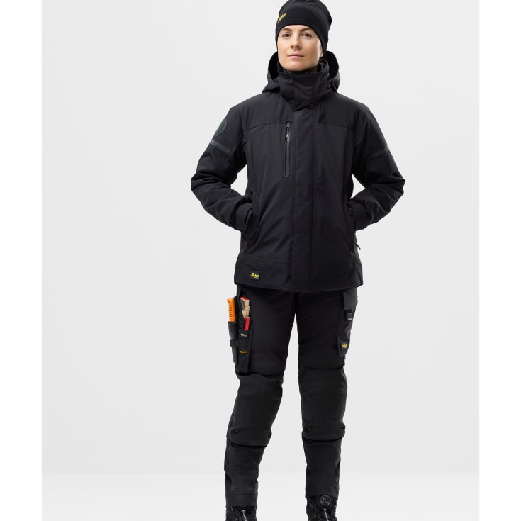 Snickers AllroundWork dame vinterjakke 1177, Black, S
