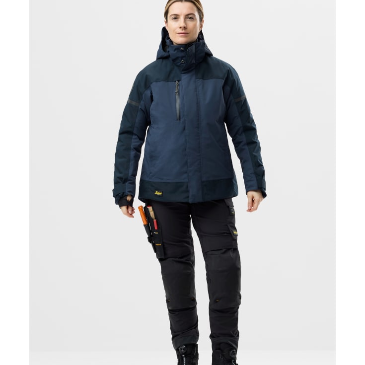 Snickers AllroundWork dame vinterjakke 1177, Navy/Dark Navy, M