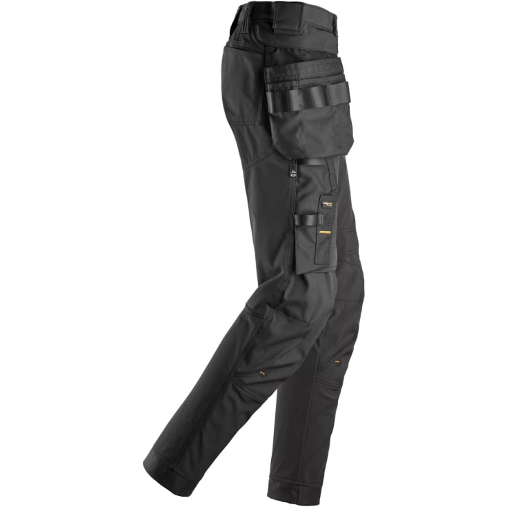 Snickers AllroundWork dame håndværkerbukser 6775 full stretch, Black, 21