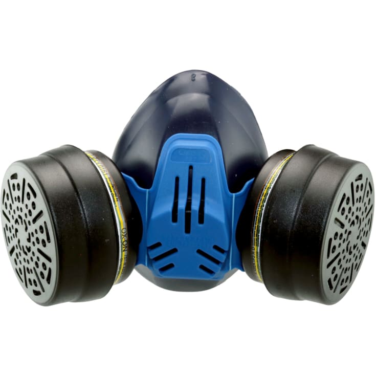 OX-ON halvmaskesæt chemical comfort ABEK1P3D, Blå, ONESIZE