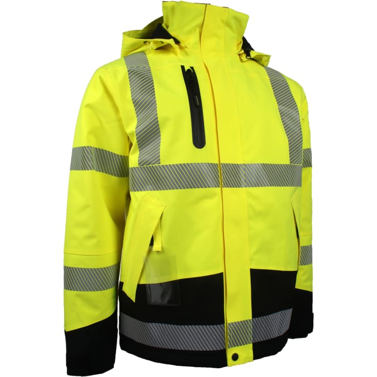 Lyngsøe vinterjakke full stretch, Hi-vis Gul/Sort, 3XL
