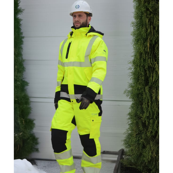 Lyngsøe vinterjakke full stretch, Hi-vis Gul/Sort, 3XL