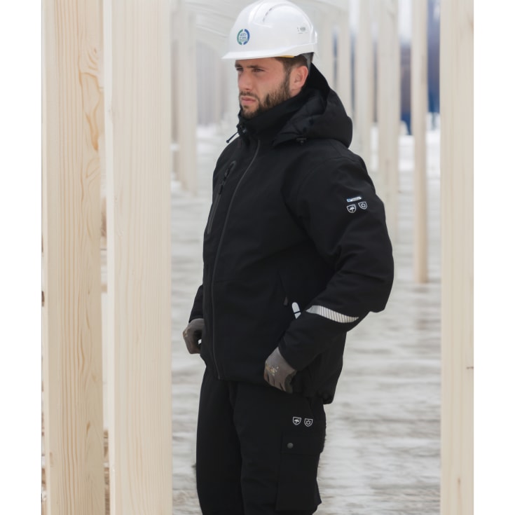 Lyngsøe vinterjakke full stretch, Sort, M