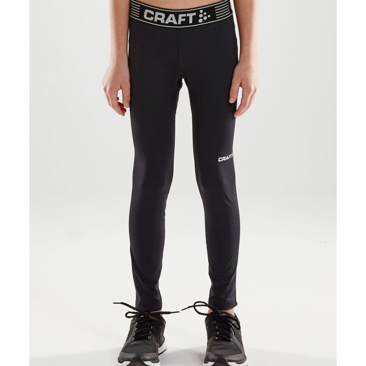 Craft Pro Control Compression tights til børn, Black, 146/152