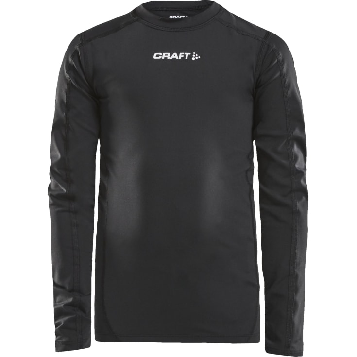 Craft Pro Control Compression langærmet T-shirt til børn, Black, 158