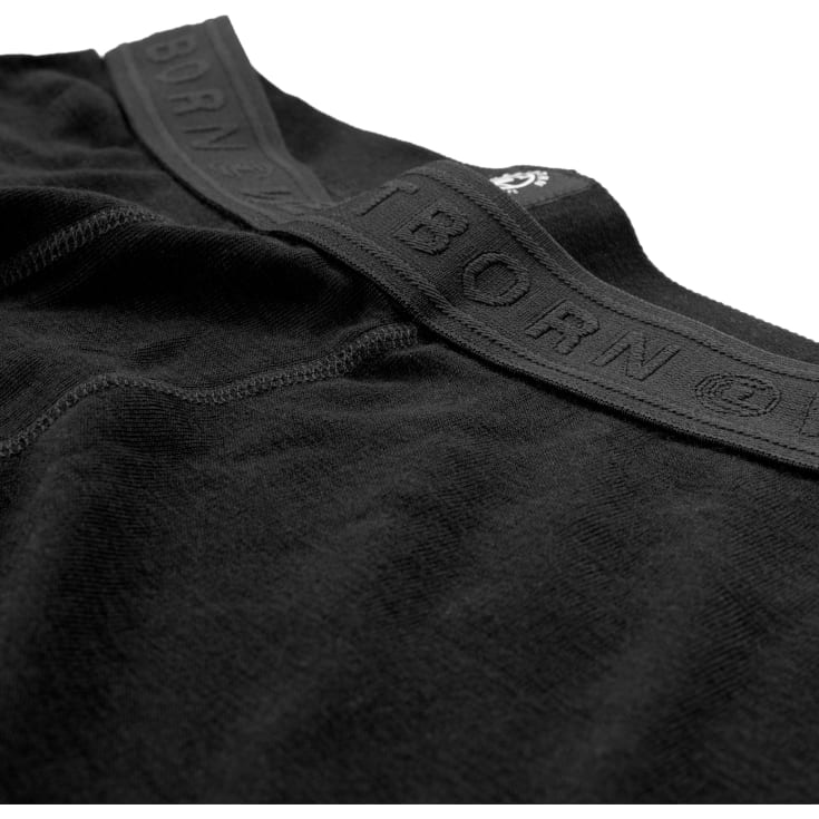 Westborn baselayer bukser med merinould, Black, M