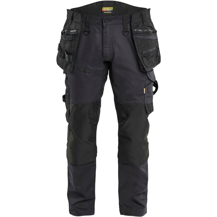 Blåkläder Workwear Striker håndværkerbukser med 2-vejs stretch, sort, str. C150