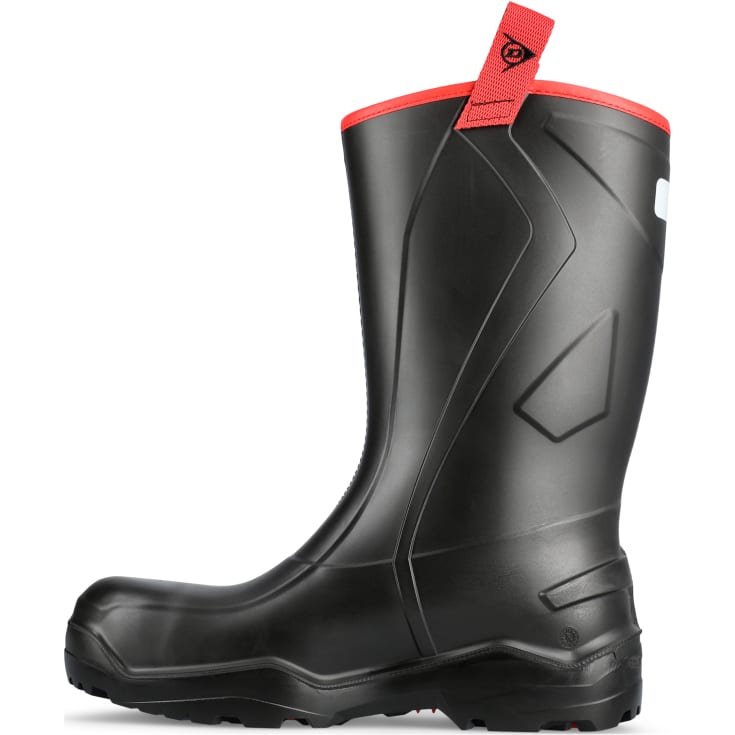 Dunlop Purofort+ Rugged sikkerhedsgummistøvler S5, Grøn, 47