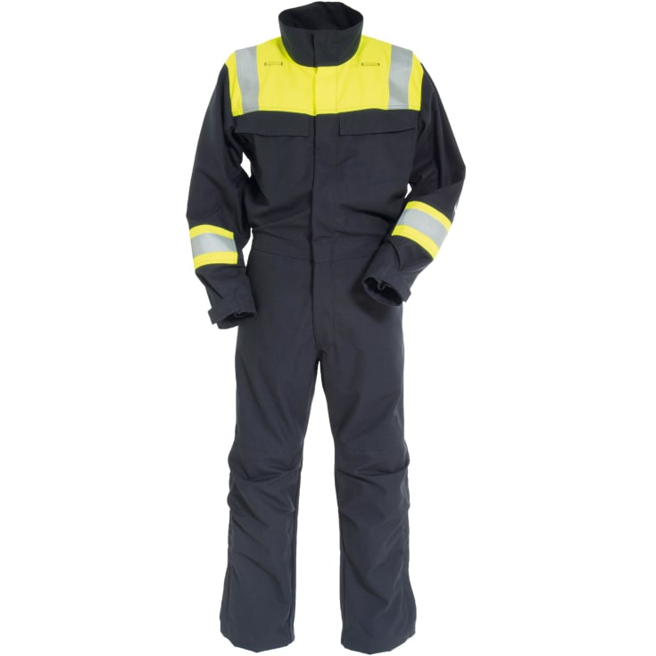 Tranemo Tera TX kedeldragt, Marine/Hi-Vis gul, M
