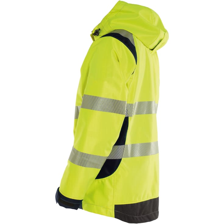 Tranemo FR skaljakke, Hi-Vis gul/marine, S