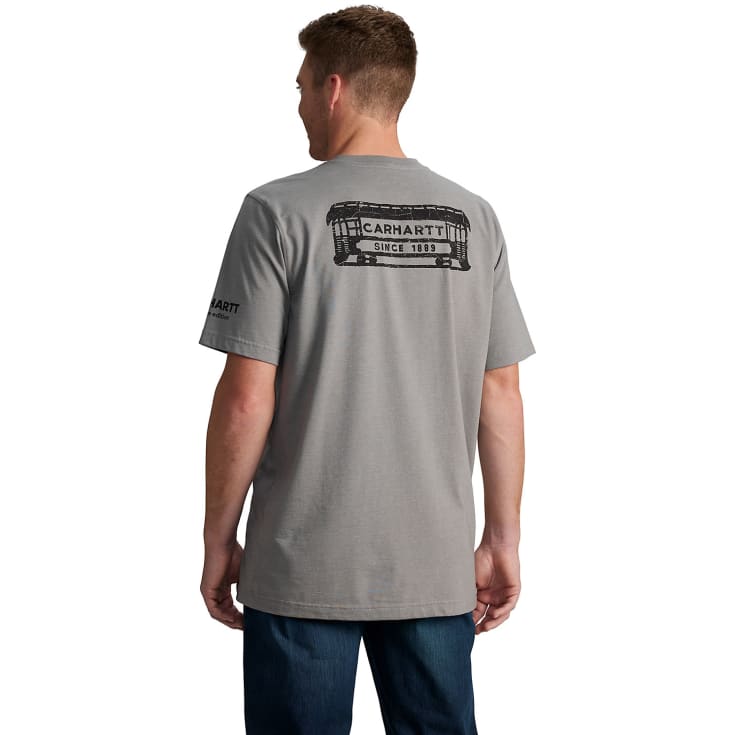 Carhartt Streetcar Graphic T-shirt, Weather Ash Heather, M