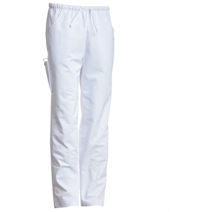 Nybo Workwear Club-Classic bukser benlængde 79,5 cm, Hvid, S