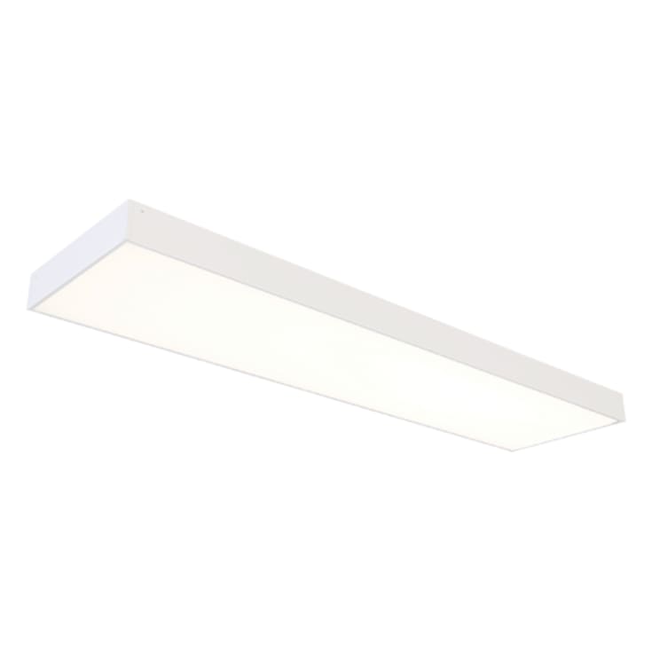 Påbygningsramme 1200x300x80 mm Hvid