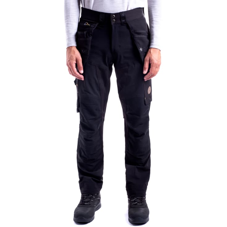 Westborn håndværkerbukser full stretch, Black, 82C44