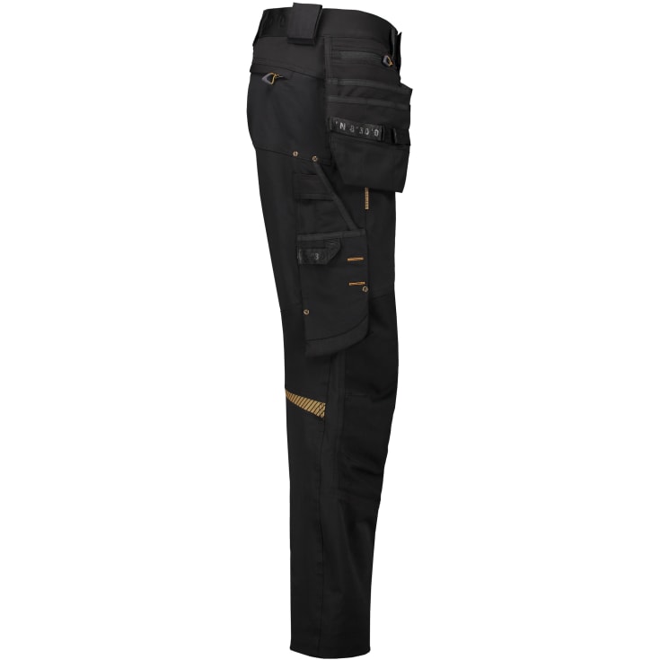 Westborn arbeidsbukse med stretch, sort, str. 82C46