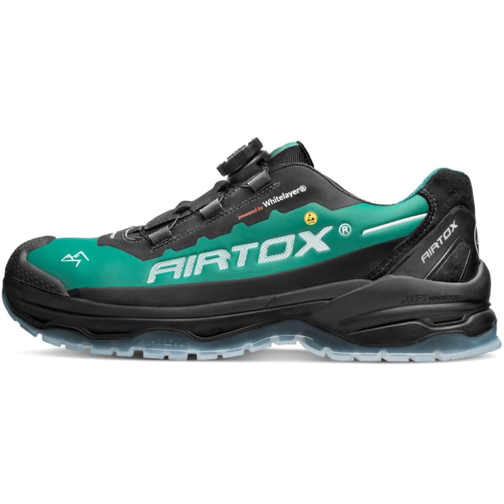 Airtox TX33 sikkerhedssko S3S, Sort/Grøn, 40