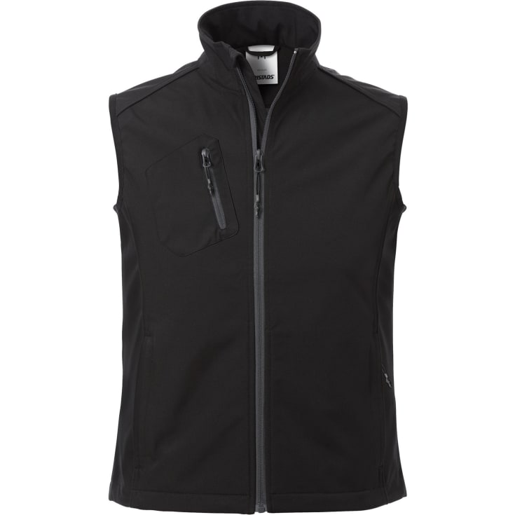 Fristads Acode softshell vest, Sort, XL