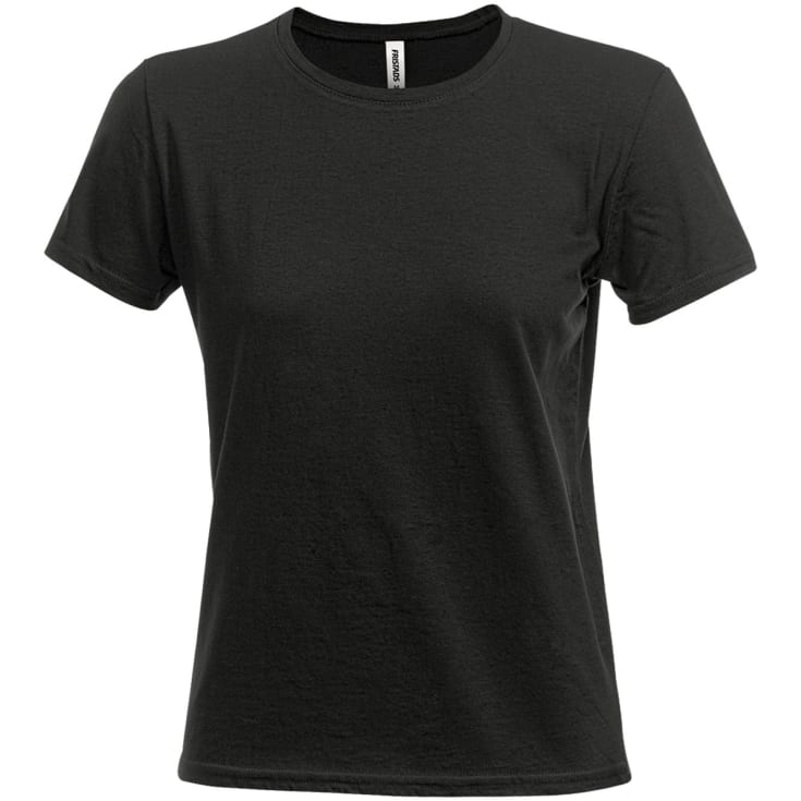 Fristads Acode Heavy dame T-shirt, Sort, XL