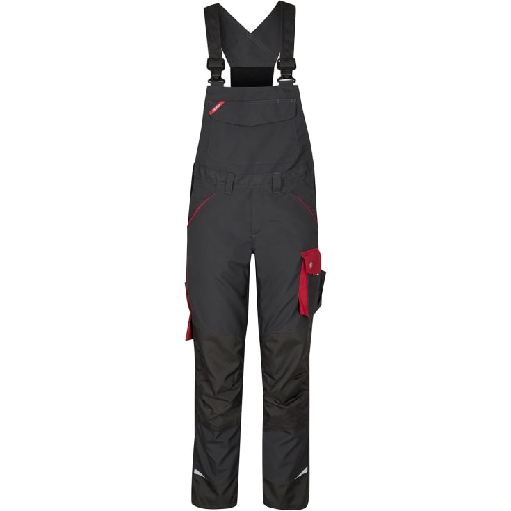 Engel Galaxy dame overall, Antracitgrå/Tomato Red, 40
