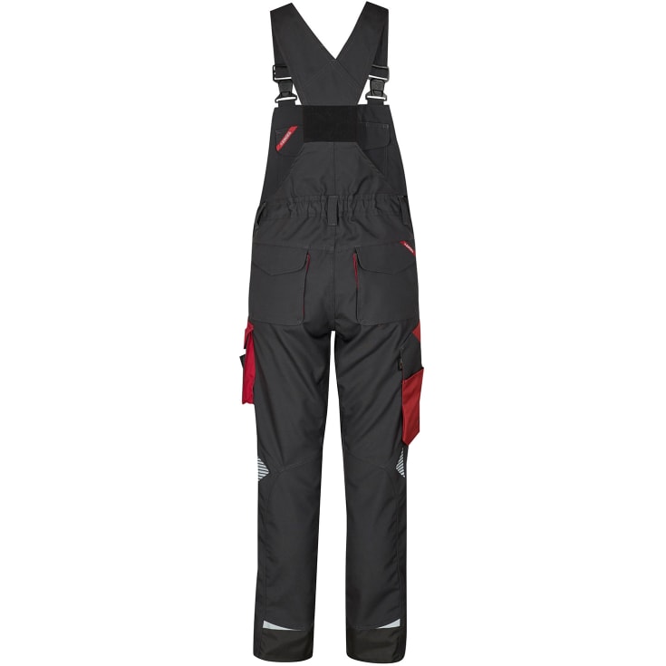 Engel Galaxy dame overall, Antracitgrå/Tomato Red, 40