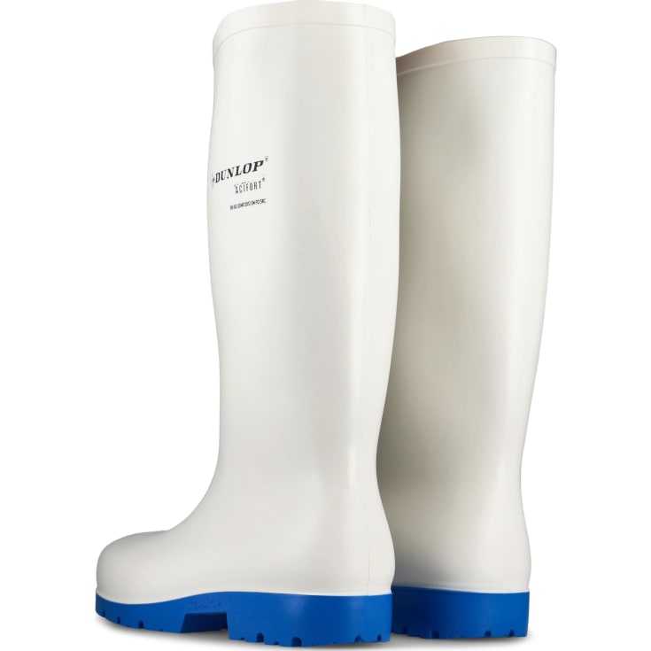 Dunlop Acifort Classic+ sikkerhedsgummistøvler S4, Hvid, 43