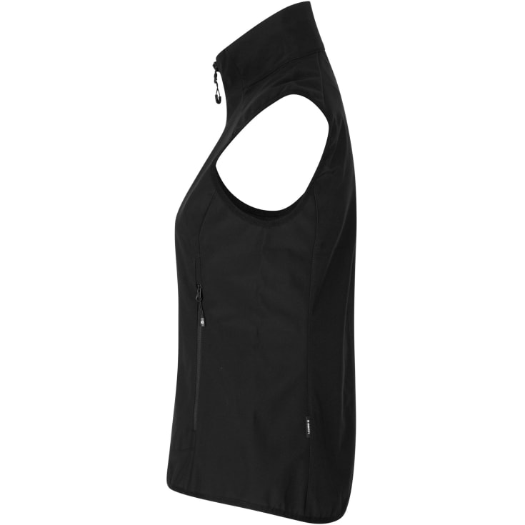 ID funktionel dame softshell vest, Sort, M