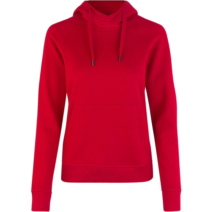 ID Core dame hoodie, rød, str. 2XL