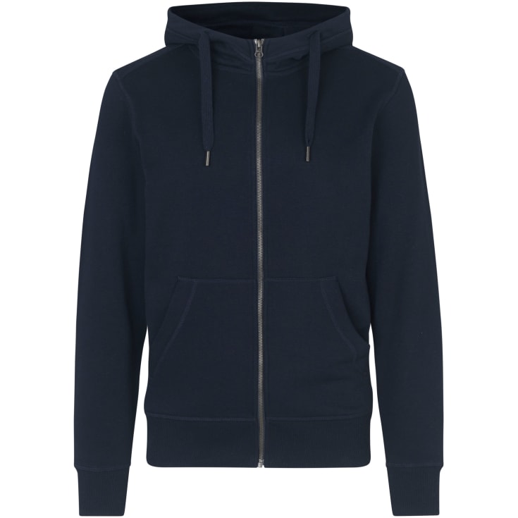 ID Core hættetrøje med lynlås, Navy, 2XL
