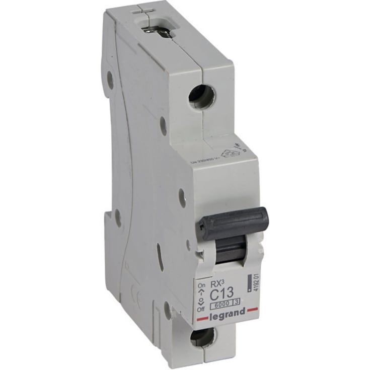 Automatsikring RX3 C 13A 1P, 1M, 6kA