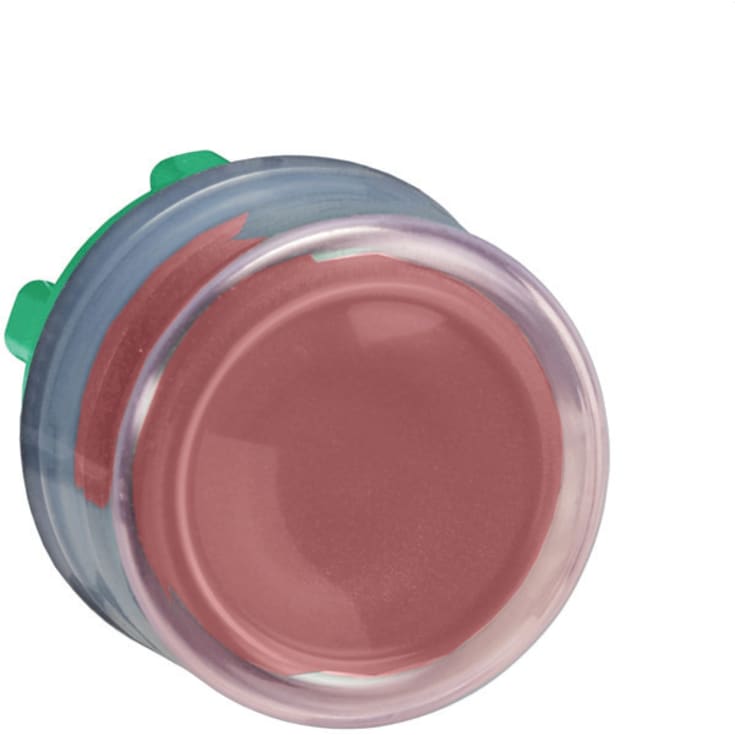 Schneider Harmony ZB5AP4 trykknaphoved med hætte i rød